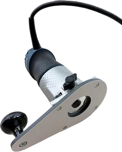 Vista 3 de Woodhaven 8325 - Placa base para Bosch Colt PR20, 0.276 in fenólica Pre-perforado, mango de desplazamiento único, 0.276 in blanco sólido fenólico