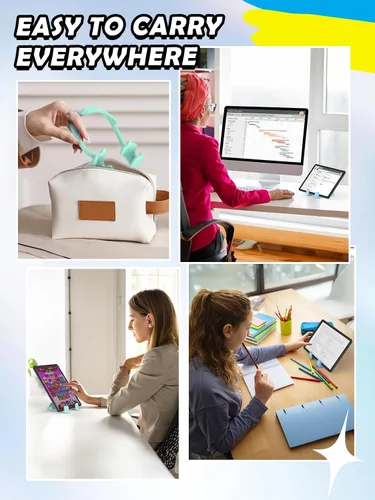 Vista 7 de CALDEVER Relleno de calcetín para adolescentes, niños, hombres, adultos, soporte para tablet con pulgares hacia arriba, soporte perezoso