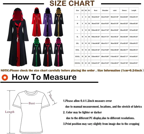 Vista 3 de HRSTUYL Vestidos de bruja para mujer, disfraz renacentista 2022, disfraz de bruja con capa verde para mujer, bata de mago de Halloween