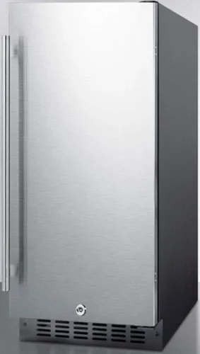 Vista 3 de Summit FF1532BSS - Refrigerador de 15", bajo encimera, capacidad de 2.9 pies cúbicos, empotrado, acero inoxidable