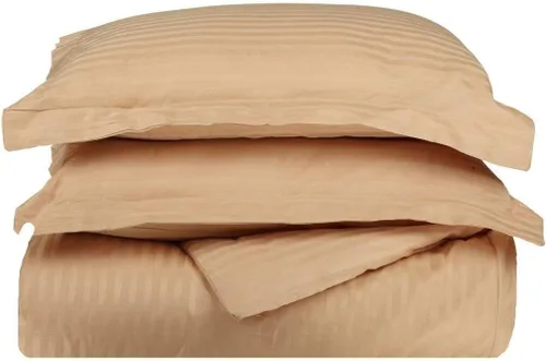 Vista 12 de LaxLinen Juego de funda de edredón de 3 piezas (1 funda de edredón con 2 fundas de almohada) 100% algodón de calidad suave, con cierre