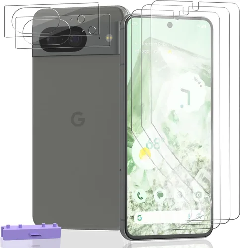 Vista 84 de 1 protector de pantalla de vidrio templado compatible con Nintendo Switch 2, dureza 9H, arañazos, película transparente HD, fácil de instalar