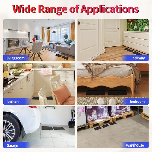 Vista 5 de LULUCATCH, trampas para ratones, 6 unidades de trampas grandes de pegamento para interiores para el hogar, tablas de pegamento a granel pre-cebadas