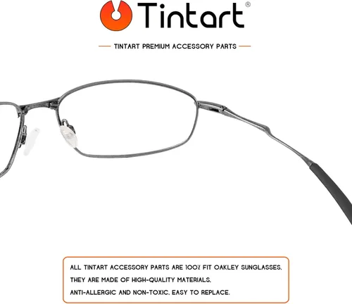 Vista 6 de Tintart 2 pares de kits de goma de repuesto para los oídos y las narices para gafas de sol Oakley Whisker