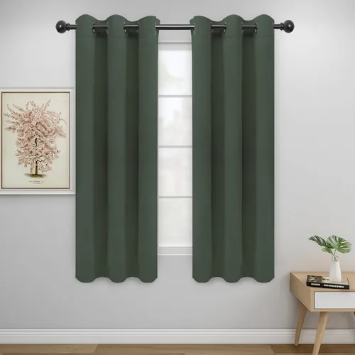 Vista 155 de Easy-Going - Cortinas opacas para dormitorio, aislamiento térmico sólido con ojales, cortinas de ventana para reducción de ruido, cortinas