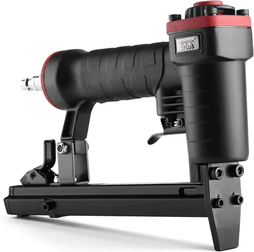 Vista 7 de 3PLUS HT5014SP - Grapadora neumática de calibre 20, engrapadora de tapicería T50, de 1/4 a 9/16 pulgadas
