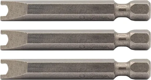 Vista 6 de VEGA Llave inglesa #6 Puntas de destornillador de impacto. Grado profesional 1/4" vástago hexagonal #6 Llave inglesa 2" Brocas de ojo de serpiente.