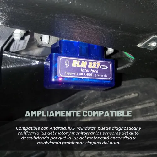 Vista 3 de KVAEY OBDII - Escáner de diagnóstico automático para automóvil, herramienta de escaneo Bluetooth automotriz ELM327 y lector de código, lector