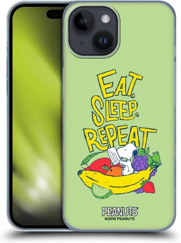 Vista 91 de Head Case Designs Funda rígida con licencia oficial de Peanuts Charlie y Snoopy Naturally Sweet compatible con Apple iPhone 7/8/SE 2020 y 2022