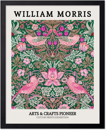 Vista 68 de Poster Master Impresión Vintage del Ladrón de Fresas - Póster Retro de William Morris - Arte de Patrón Floral - Regalo para Hombres y Mujeres
