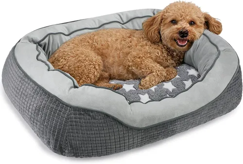 Vista 18 de Camas para perros y gatos pequeños, medianos y grandes. Cama lavable para mascotas, sofá cama ortopédica para perros, cama suave y calmante
