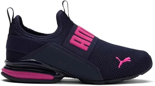 Vista 3 de PUMA Axelion - Tenis de entrenamiento anchos para mujer, estilo casual, color azul