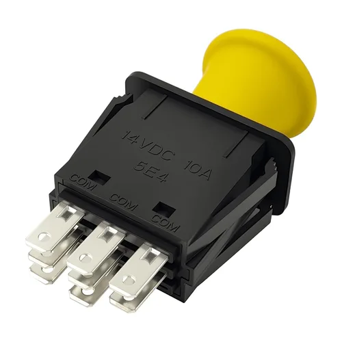 Vista 10 de 4174684 Interruptor de toma de fuerza de embrague de cortacésped, 8 terminales de 10 amperios, apto para cortacésped Dixie Chopper y compatible