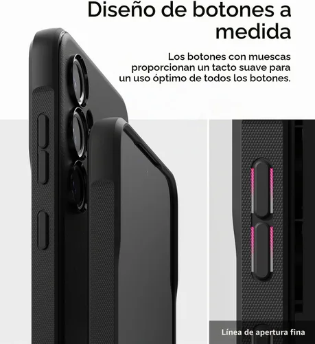 Vista 8 de Ringke Onyx Funda para Samsung Galaxy S24 FE [compatible con MagSafe] resistente al aceite y a la suciedad, protección mejorada del lente