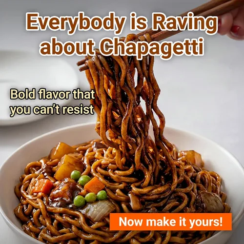 Vista 7 de Nongshim Ramen Fideos Ramen, Ramen instantáneo gourmet, fideos premium para microondas, Chapagetti, 4.5 onzas (paquete de 4)