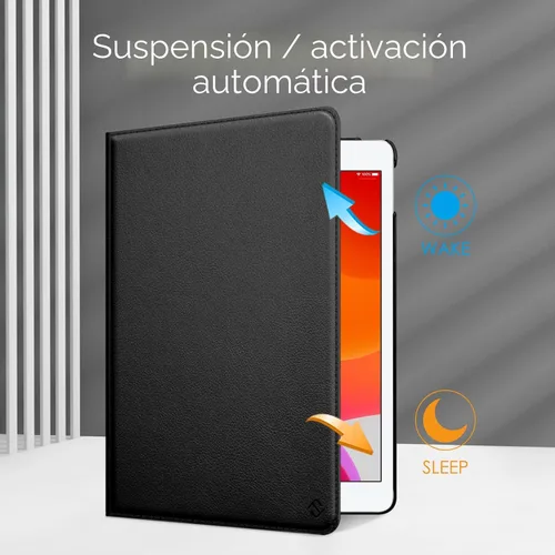 Vista 3 de Fintie 360° Rotating Case for iPad 9th / 8th / 7th Generation 10.2 Inch Negro