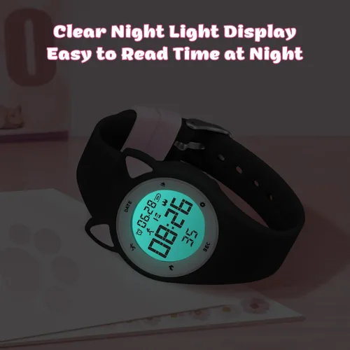 Vista 3 de BEN NEVIS Kids Watch, Digital Watch for Boys Girls, Sport Watch with Fitness Tracker, Alarm Clock, Stopwatch, No App and Waterproof, Watch for Kids