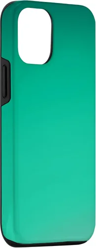 Vista 3 de Funda degradada verde para iPhone 15