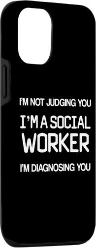 Vista 3 de iPhone 13 Pro Social Work Funda de trabajador social