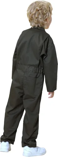 Vista 6 de TopTie Mono para niños mecánico de Navidad, Halloween, traje de vuelo, traje de mecánico
