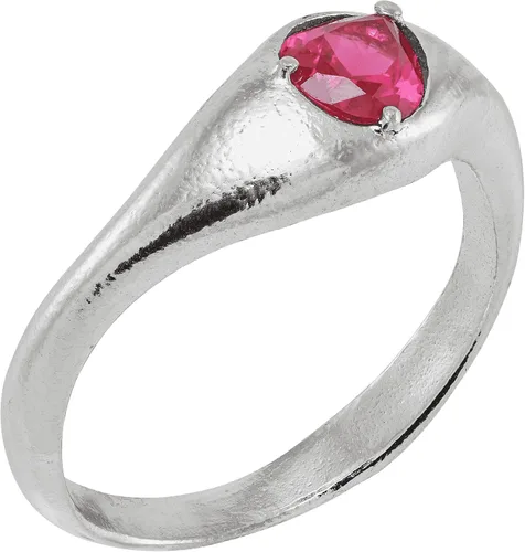 Vista 2 de Silpada Anillo de rubí con diseño de laboratorio en plata de ley Plata de ley rubí