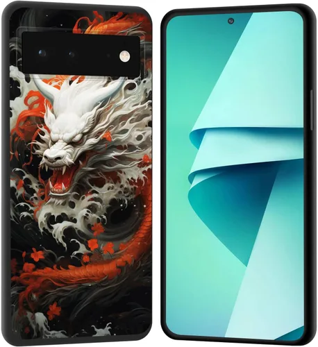 Vista 123 de Funda para Pixel 4 XL, funda de goma de silicona suave a prueba de golpes, funda protectora de cuerpo completo para Google Pixel 4 XL, ciervo