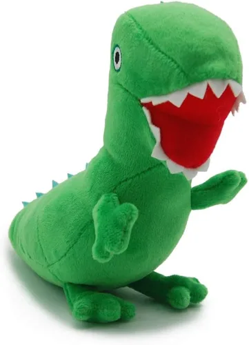 Vista 4 de Happy Trees George - Muñeco de dinosaurio de peluche de dibujos animados, 6.7 pulgadas
