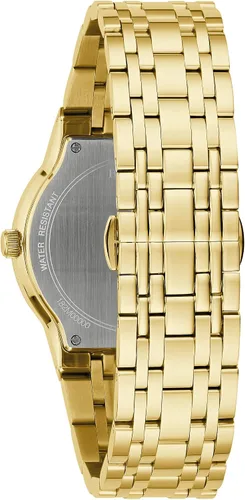 Vista 3 de Bulova Men's Modern Gold Tone Stainless Steel 3-Hand Calendar Date Quartz Watch, Diamond Dial