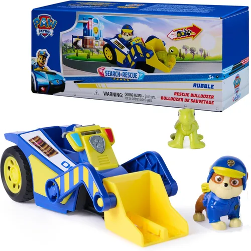 Vista 14 de Paw Patrol: Search & Rescue, Chase Rescue Cruiser Vehicle with 2 Figures