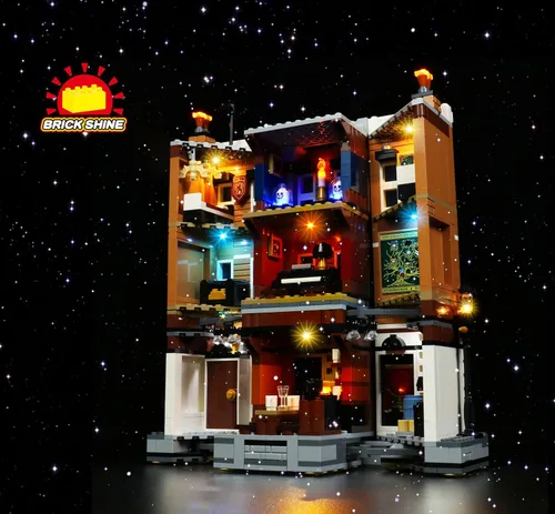 Vista 6 de Light kit for Lego 12 Grimmauld Place 76408(Lego Set is not included) (Sound Control)
