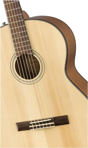 Vista 2 de Fender CN-60S - Guitarra acústica de cuerda de nailon para concierto, con 2 años de garantía, natural