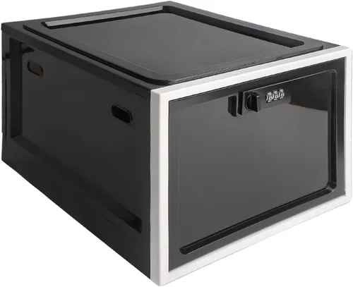 Vista 13 de SANIDIKA Paquete de 2 cajas grandes con cerradura para refrigerador, caja de primeros auxilios a prueba de niños, organizador médico, caja