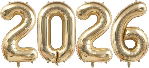 Vista 39 de Globo dorado claro con el número 0 de aluminio de 40 pulgadas, color oro champán, globo de helio 0 Mylar Oro claro 0
