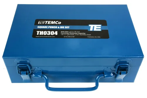 Vista 7 de TEMCo Industrial TH0304 Rectángulo 0.886 in x 1.772 in 1/32 DIN Panel Meter Punch Dies 0.886" x 1.772