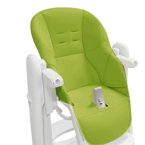 Vista 17 de LAFANDE Fundas para silla alta para bebé, cojín para silla de comedor de bebé, cojín transpirable, piel sintética con asiento acolchado para Peg