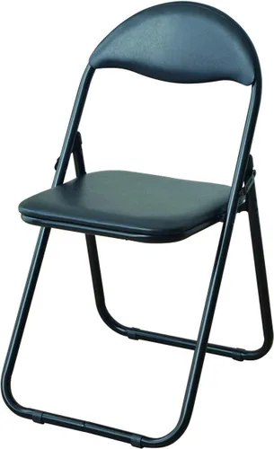 Vista 7 de Yamazen YZX-35(SB) - Silla plegable de tubo, ancho 13.0 x profundidad 16.9 x 29.5 pulgadas (13.0 x 16.9 x 29.5 in), delgada, adecuada para cualquier