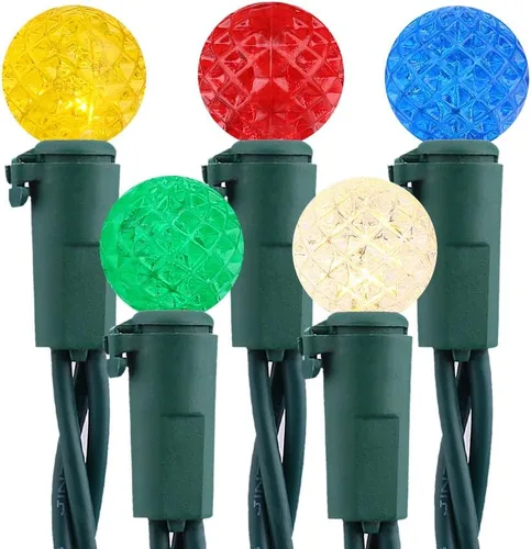 Vista 9 de Brizled - Luces de Halloween moradas y naranjas, 7.5 mt, 70 luces LED G12, de 120 V, enchufables, luces moradas y naranjas, juego de luces