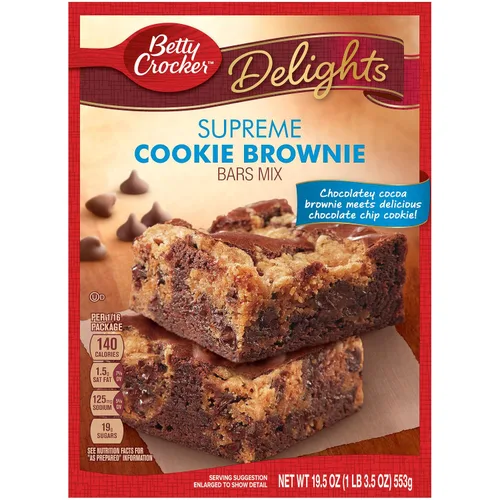 Vista 45 de Mezcla para Brownies Betty Crocker Delights Supreme con Trozos de Chocolate, 18 oz.