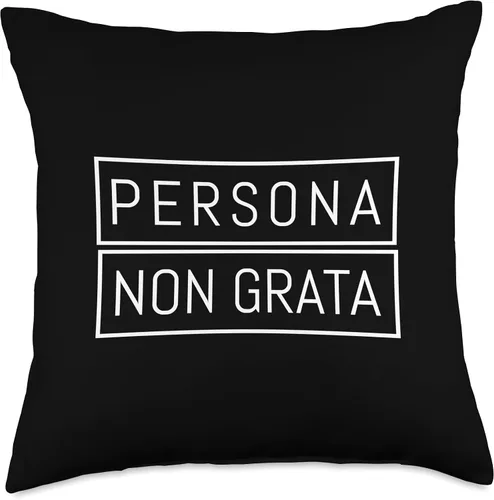 Vista 4 de Persona Non Grata Throw Pillow