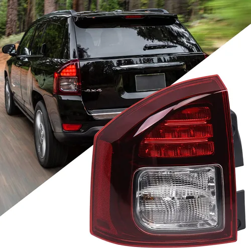 Vista 8 de Huray - Luz trasera izquierda para Jeep Compass 2011-2013 lado del conductor LH