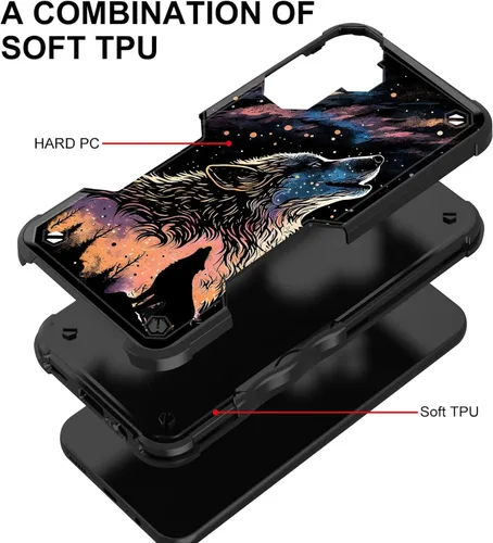 Vista 914 de Funda para Galaxy A14 5G, [Doble Capa][Protección contra Caídas de Grado Militar de 10 Pies] [Antideslizante] Funda Resistente a Prueba de Golpes