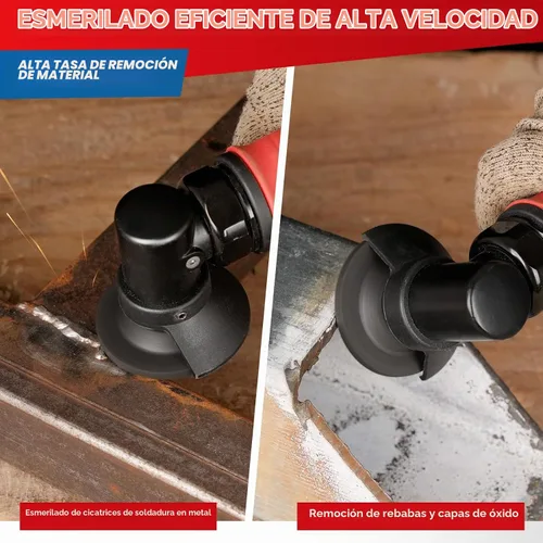 Vista 4 de SI FANG Muela abrasiva de 2" para mini amoladora angular de aire de 2 pulgadas, paquete de 25 0.16 in Thick, Depressed Center Aggressive Grinding