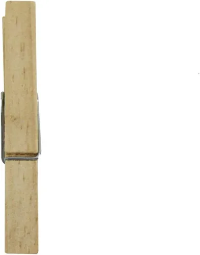 Vista 4 de Treasure Gurus - Pinzas de ropa de madera natural, 32 piezas, pinzas para ropa de primavera, para colgar