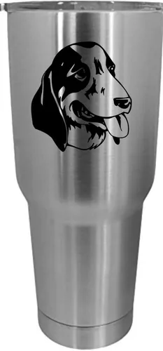 Vista 473 de Cairn Terrier - Vaso grabado con temática de perro, 30 onzas
