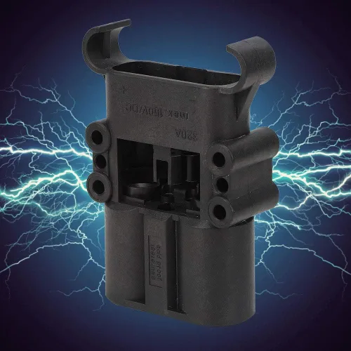 Vista 6 de Conector de batería de carretilla elevadora, conectores de cable de conexión rápida 320A DC 150V Conector de carretilla elevadora Conector macho