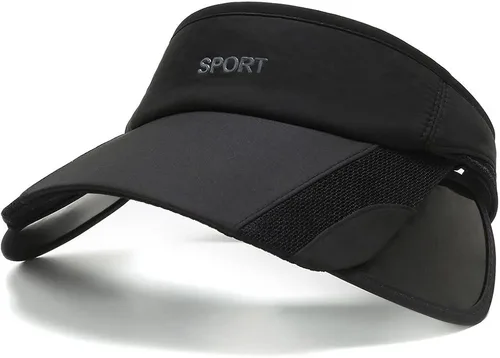 Vista 2 de Sombreros de visera deportiva de verano para hombre y mujer, con ala ancha, ajustable, para golf