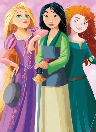 Vista 8 de Ceaco - Multipaquete 5 en 1 - Princesas Disney - (2) 300 piezas