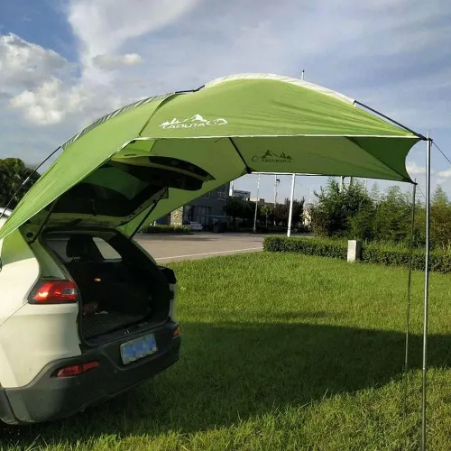 Vista 5 de Tienda de campaña para la puerta trasera del automóvil, toldo para auto, protección solar, impermeable, para SUV, MPV, Hatchback, minivan, camping