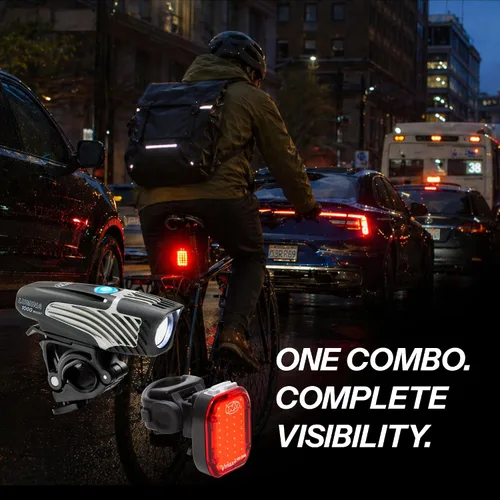 Vista 2 de NiteRider Lumina Boost 1000 - Luz recargable para bicicleta