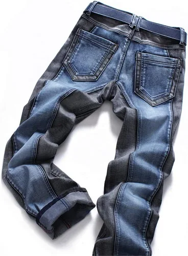 Vista 5 de AITITIA - Jeans rasgados de corte regular para hombre